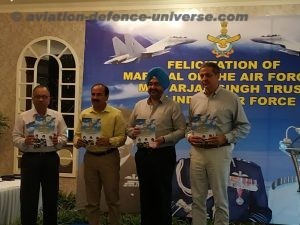 Indian Air Force felicitated Marshal of the Air Force & Mrs. Arjan Singh Trust.