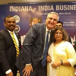 Indiana-India hold hands
