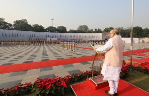 Amit Shah addressing the Jawans