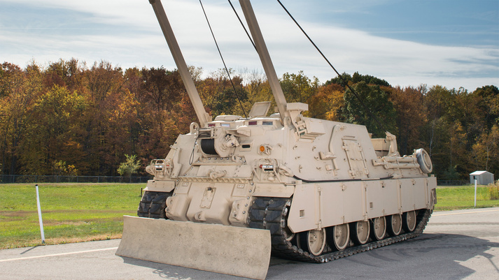 HERCULES armored recovery vehicles