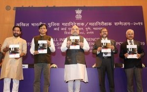 The Union Home Minister, Shri Amit Shah releasing the booklet