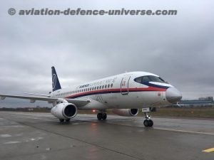 SSJ100 aircraft 