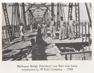 Aid to Civ Auth 1948 Madhopur Bridge opened by PM JL Nehru
