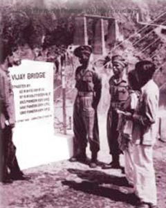 History I- Inauguration of Beri Pattan Bridge by Sappers Namdeo Pawar and Tukaram Godse