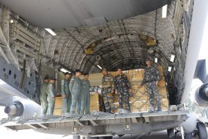 Indian Air Force C-17 special flight