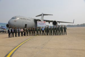 Indian Air Force C-17 special flight