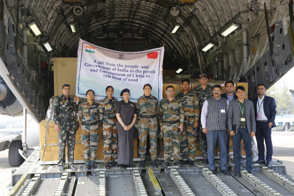 Indian Air Force C-17 special flight