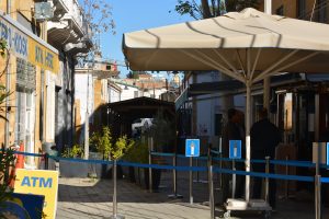 Passport Controls at the walled city of Nicosia