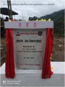 BRO constructs bridge connecting strategic areas in Arunachal Pradesh