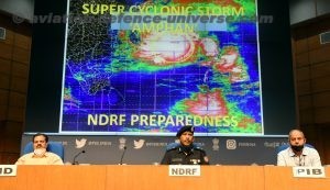 DG, NDRF, S.N. Pradhan and the Director General of Meteorology