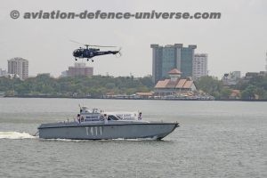 Chetak helicopter from INS Dega