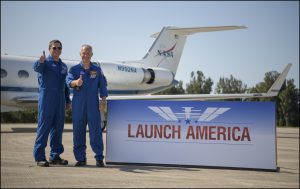 SpaceX team, by NASA