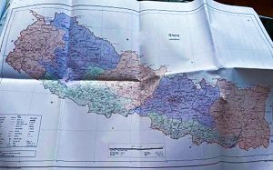 Nepal's new map