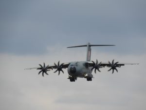 Airbus in Farborough 2018 skies