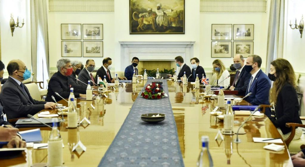 bilateral talks at Hyderabad House