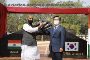 Indo-Korean Friendship Park Inaugurated by Suh Wook, Minister of National Defence