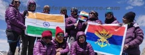 IAF flags off all women Team to Summit of Mt. Manirang