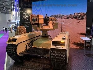 Hornet and Milrem Robotics exhibit a new combat UGV at DSEI