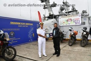 Victory Ride reaches K22 Squadron Mumbai