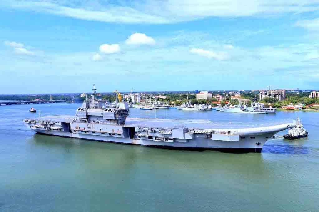 INS Vikrant on Sea Trials