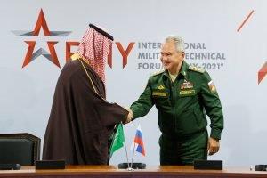 Russian-Saudi handshake
