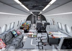 ACJ TwoTwenty cabin