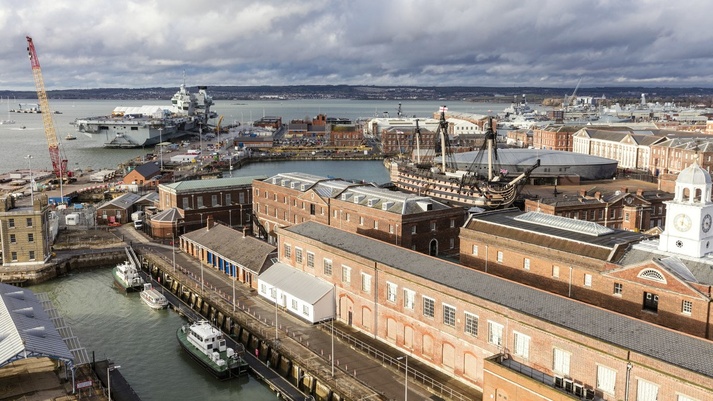BAE Systems  supports the Royal Navy in Portsmouth