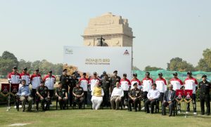 Shri Rajnath Singh described the ‘India @75 BRO Motorcycle Expedition