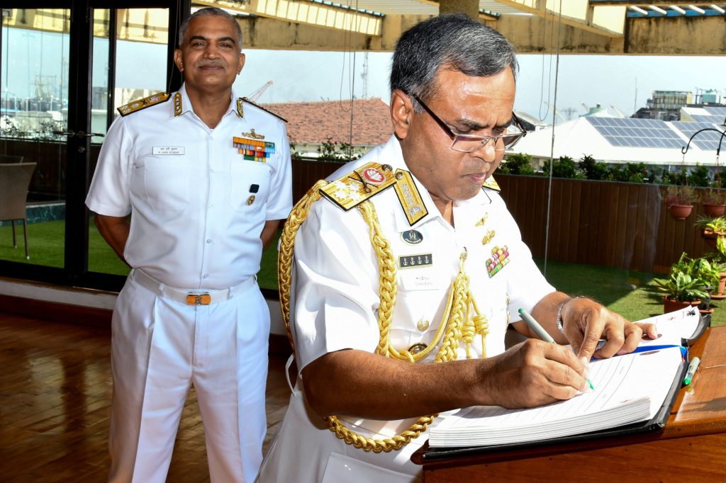 Bangladesh Navy Chief in Indian Navy’s Western Command