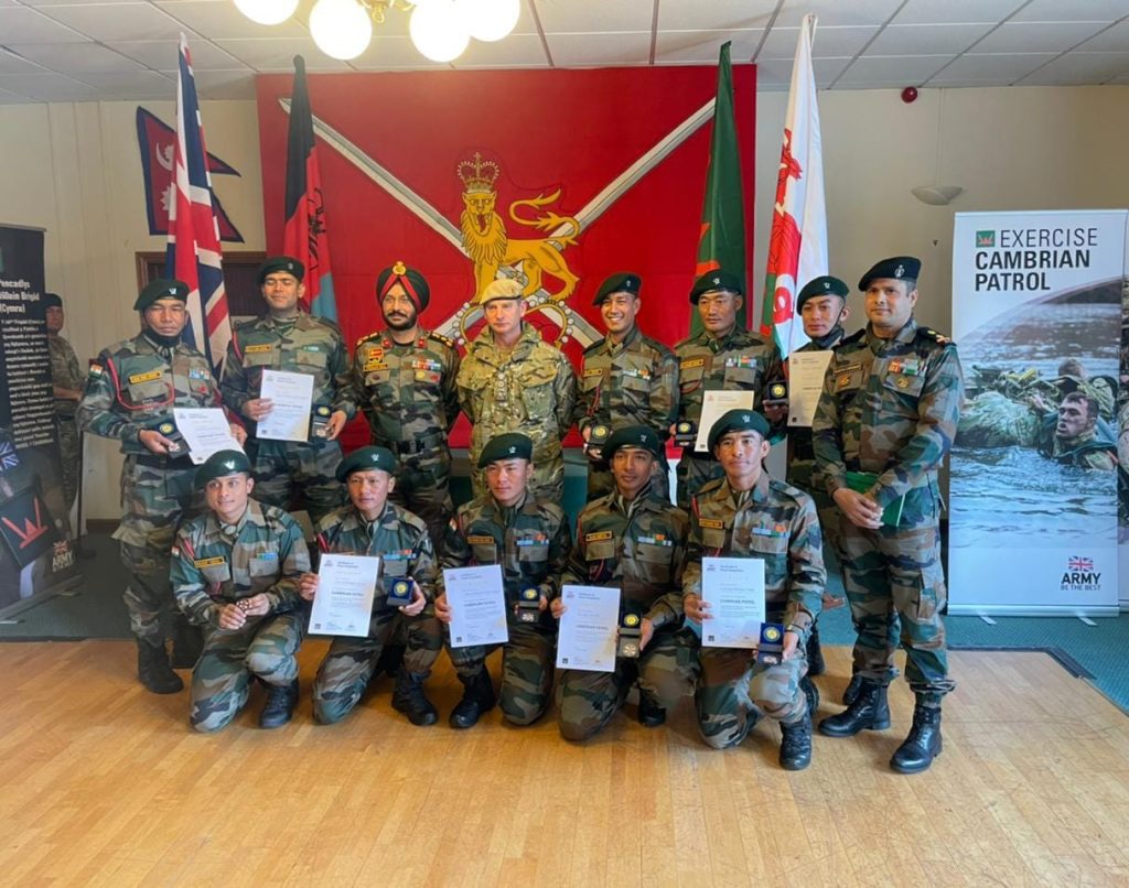 Indian Army wins gold medal in Exercise Cambrian Patrol at Brecon, Wales