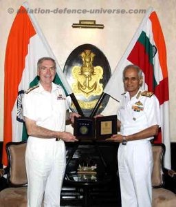 UK Navy Chief Admiral Sir Tony Radakin in India
