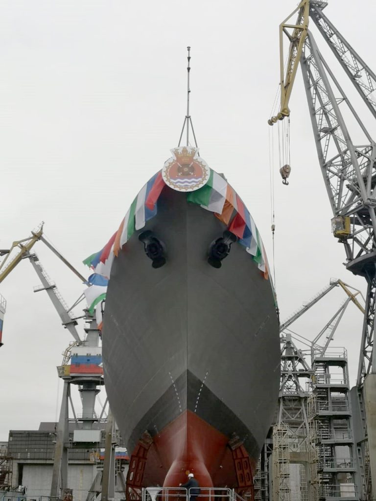 Indian Navy frigate Tushil – P1135.6 launched in Russia