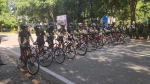 DG ITBP flags-off a cycle rally from National Police Memorial