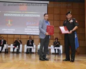 Indian Army & Bhaskaracharya National Institute for Space Applications & Geoinformatics sign MoU