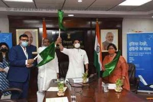 Jyotiraditya M. Scindia inaugurates IndiGo flight between Kanpur and Bengaluru