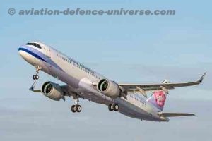 China Airlines Accepts Its First GTF-powered A320neo Family Aircraft