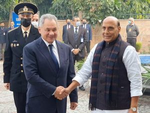 Russian-Indian Defence Ministers discuss military, security and friendship