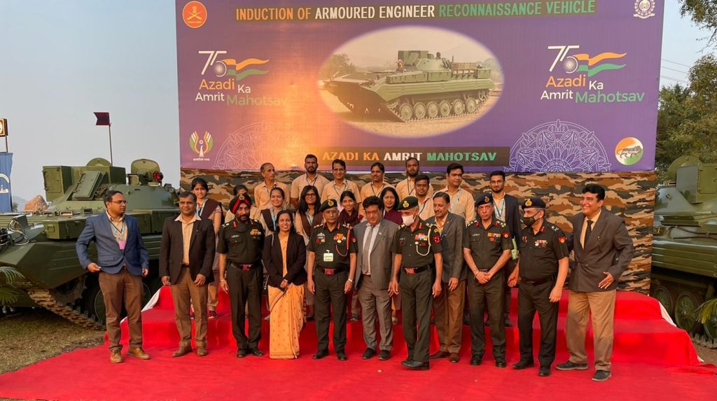 BEL’s Armoured Engineer Reconnaissance Vehicle inducted into Indian Army