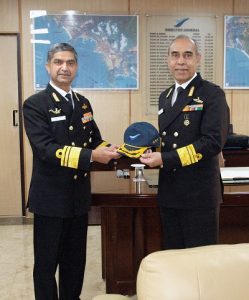 Vice Admiral Tarun Sobti, VSM assumed charge as Director General, Project Seabird/ IHQ MoD (Navy) from Vice Admiral Puneet K Bahl, AVSM, VSM