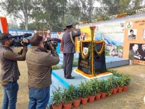 Golden Victory Flame at Air Force Station Hindan