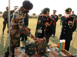 Army Chief later visited Headquarters Paschim Madhya Pradesh Sub Area