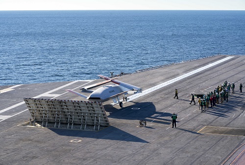 U.S. Navy, Boeing Complete First Carrier Tests for MQ-25