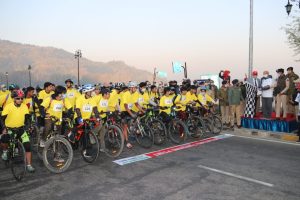 Pedal for Peace cycle race in Kashmir