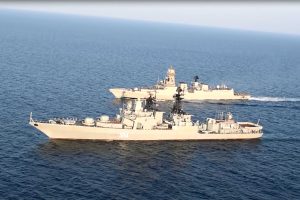 Indian Navy conducts joint exercise PASSEX with Russian Navy