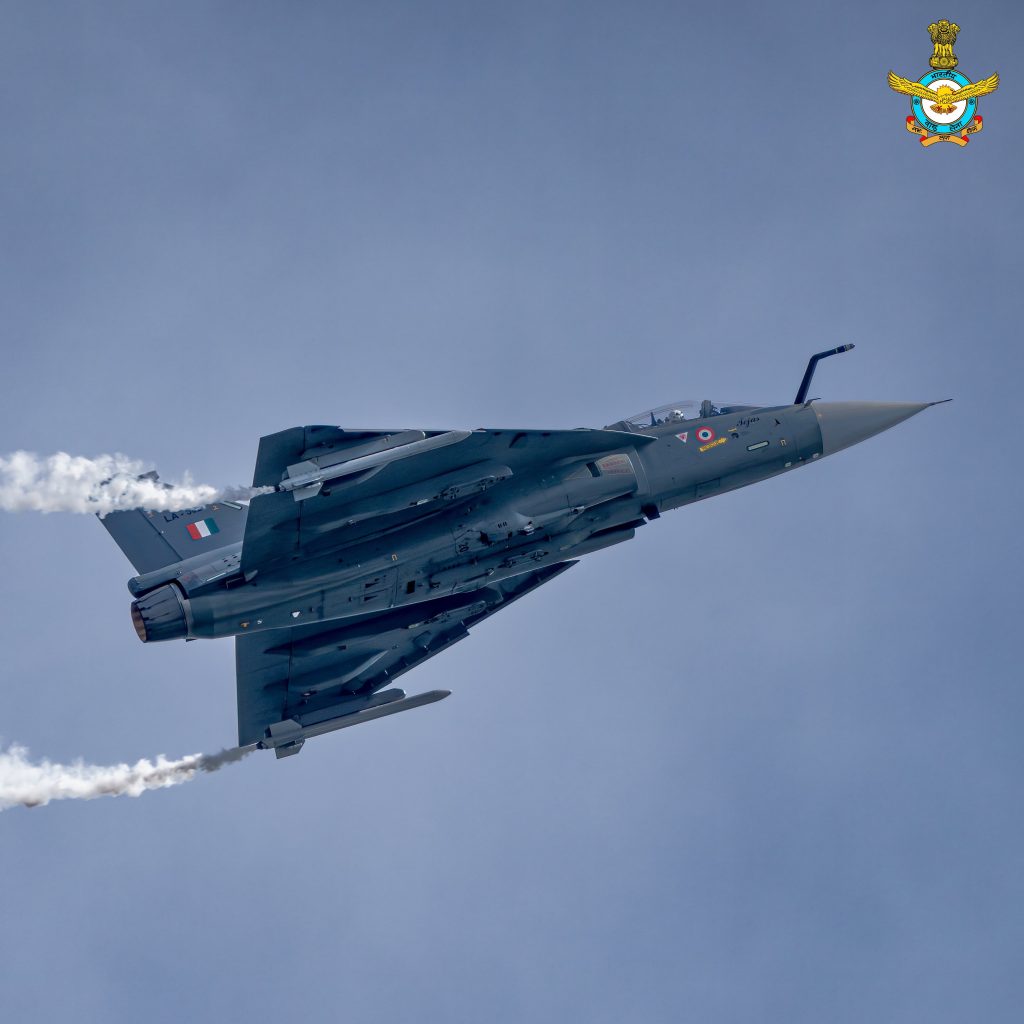 LCA Tejas at Singapore Airshow 2022