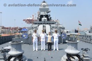 Rear Adm Sameer Saxena, FOCWF hosted Shri Gopal Baglay, High Commissioner of India to Sri Lanka