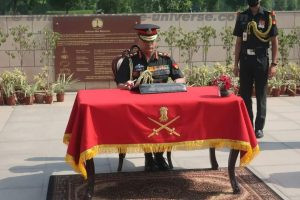 Major General, Pande took command of 8 Mountain Division 