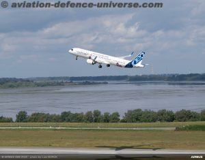Airbus A321XLR takes off for the first time