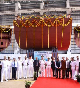 GRSE Achieves Rare Feat by Laying Keels of Three Ships Concurrently