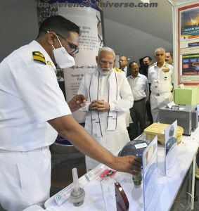 PM at the Naval Innovation and Indigenisation Organisation (NIIO) Seminar Swavlamban, in New Delhi on July 18, 2022.